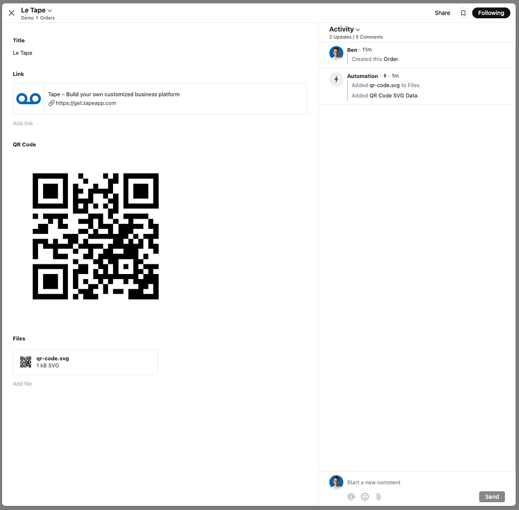 how-to-generate-and-display-qr-codes-in-tape-showcases-guides