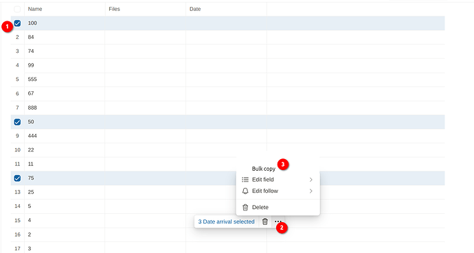 Bulk copy to clipboard