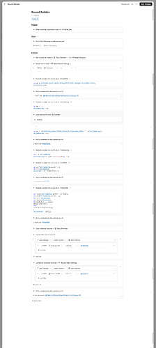 Round Robbin team assign in tap